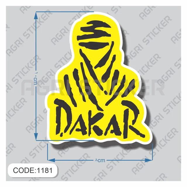 استیکر آفرودی DAKAR (کد :1181) فروش به صورت عمده