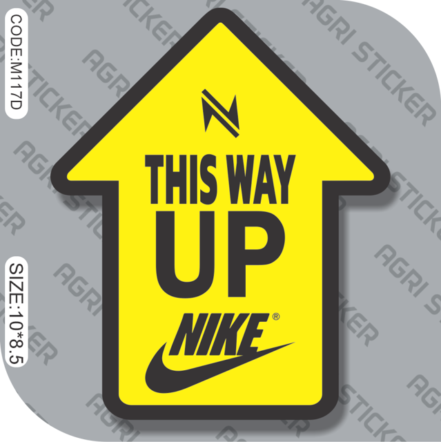 استیکر THIS WAY UP (کد : P117D) فروش به صورت عمده