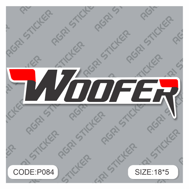 استیکر woofer (کد p084) فروش به صورت عمده